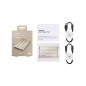 Samsung MU-PE2T0K 2 TB USB Type-C 32 Gen 2 31 Gen 2 Beige